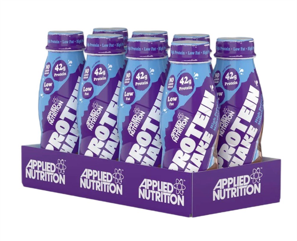 Applied Nutrition High Protein Shake, Double Chocolate (EAN 05056555200483) - 8 x 500 ml.