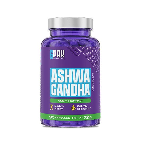 6PAK Ashwagandha, 666mg - 90 caps