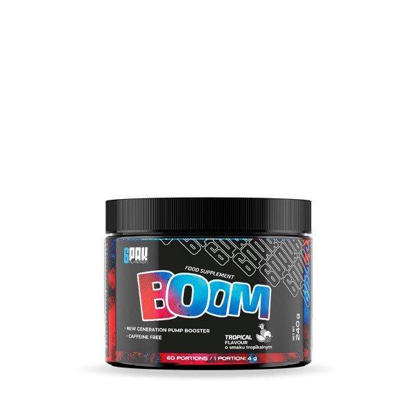 6PAK Boom, Tropical - 240g