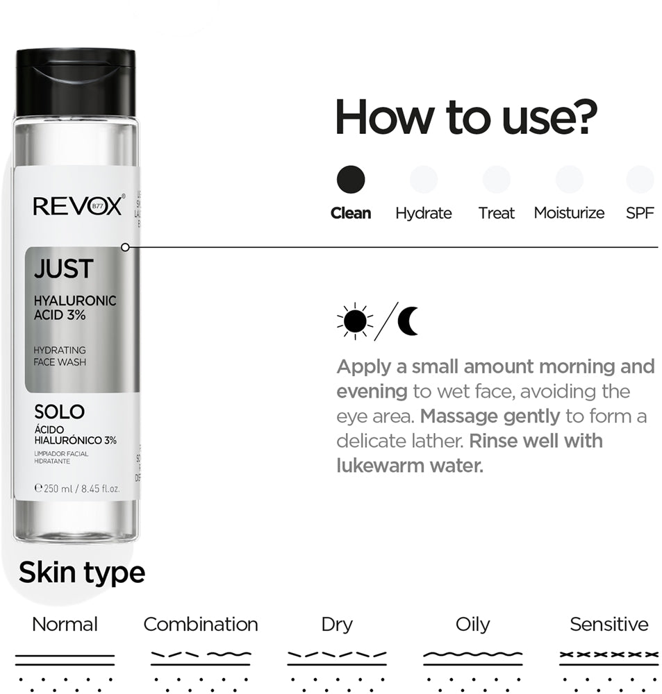 Revox B77 Just Hyaluronic Acid 3% - Sense42 Beauty and Health