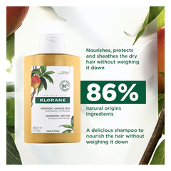 Klorane Mango Nourishing Shampoo for Dry Hair - 200ml - Sense42 Beauty and Health