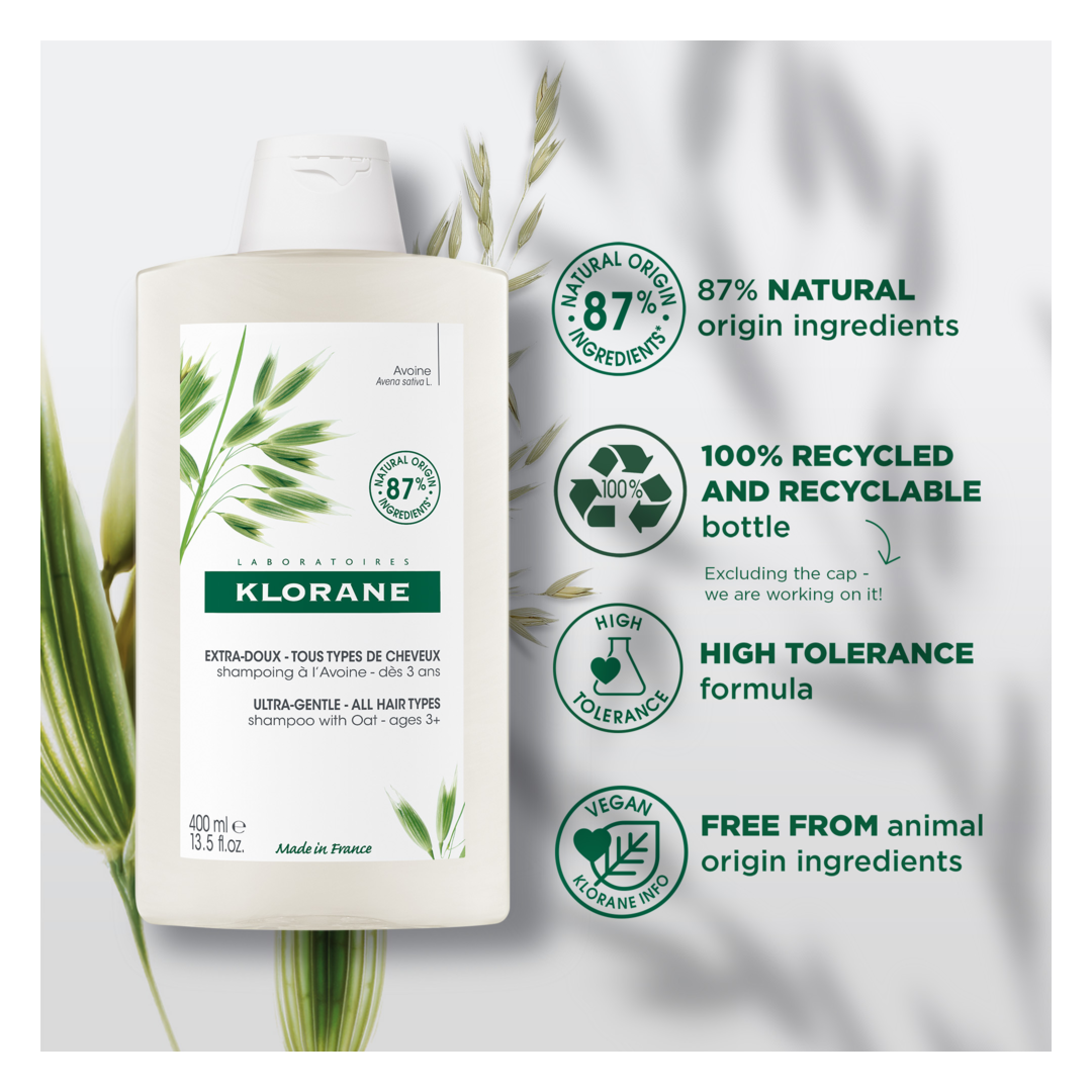 Klorane Oat Ultra-Gentle Shampoo for All Hair Types