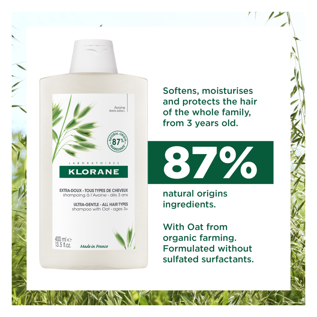 Klorane Oat Ultra-Gentle Shampoo for All Hair Types