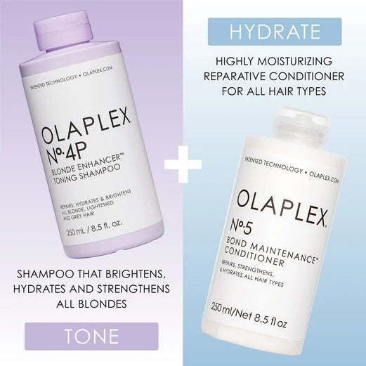 Olaplex No 4P Blonde Enhancer Toning Shampoo 250ml