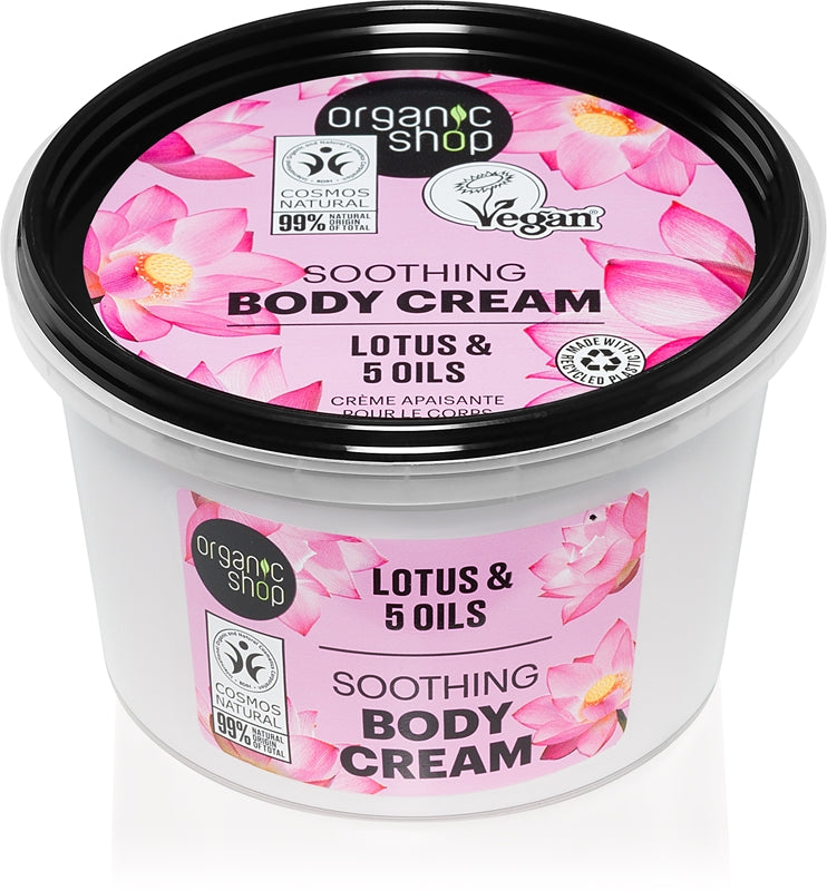 Organic Shop Organic Lotus & 5 Oils - Sense42 Beauty and Health