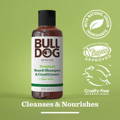 Bulldog Original Beard Shampoo and Conditioner - Sense42 Beauty and Health
