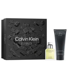 Calvin Klein CK Eternity Eau de Toilette 30ml Spray & 100ml Hair Body Wash Men Gift Set