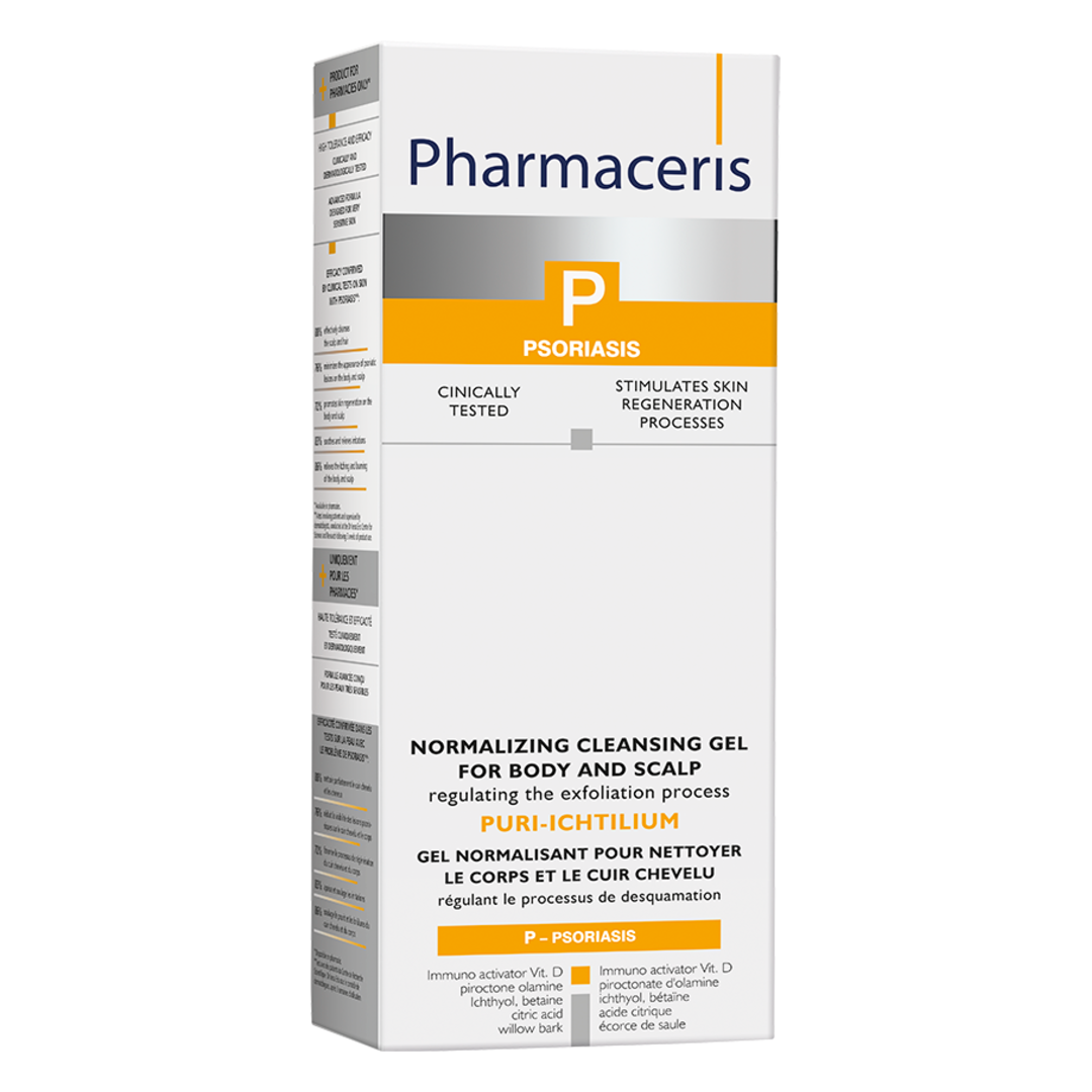 Pharmaceris P Puri-Ichtilium Normalising Cleansing Gel For Body and Scalp 250ml