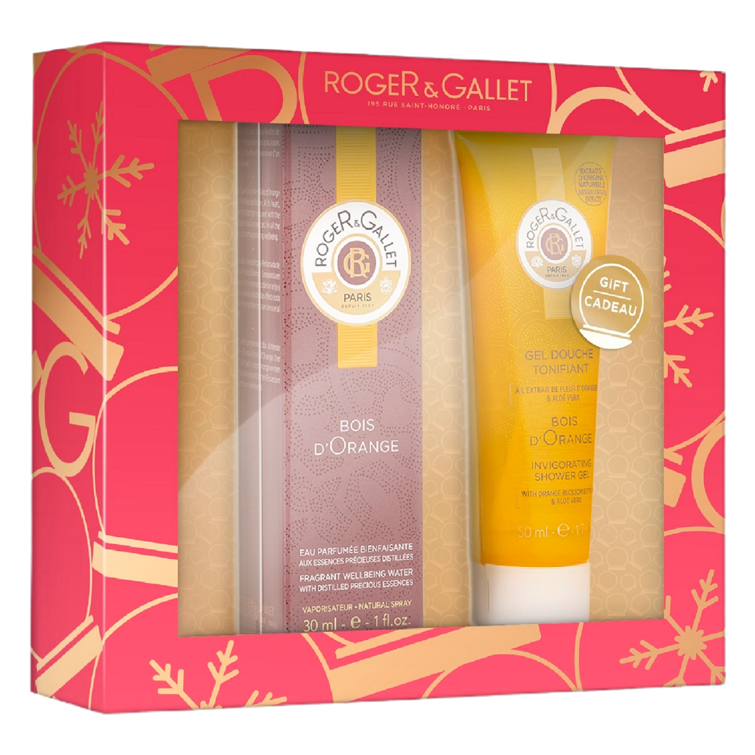 Roger & Gallet Bois Orange Fragrant Wellbeing Water 30ml Gift Set
