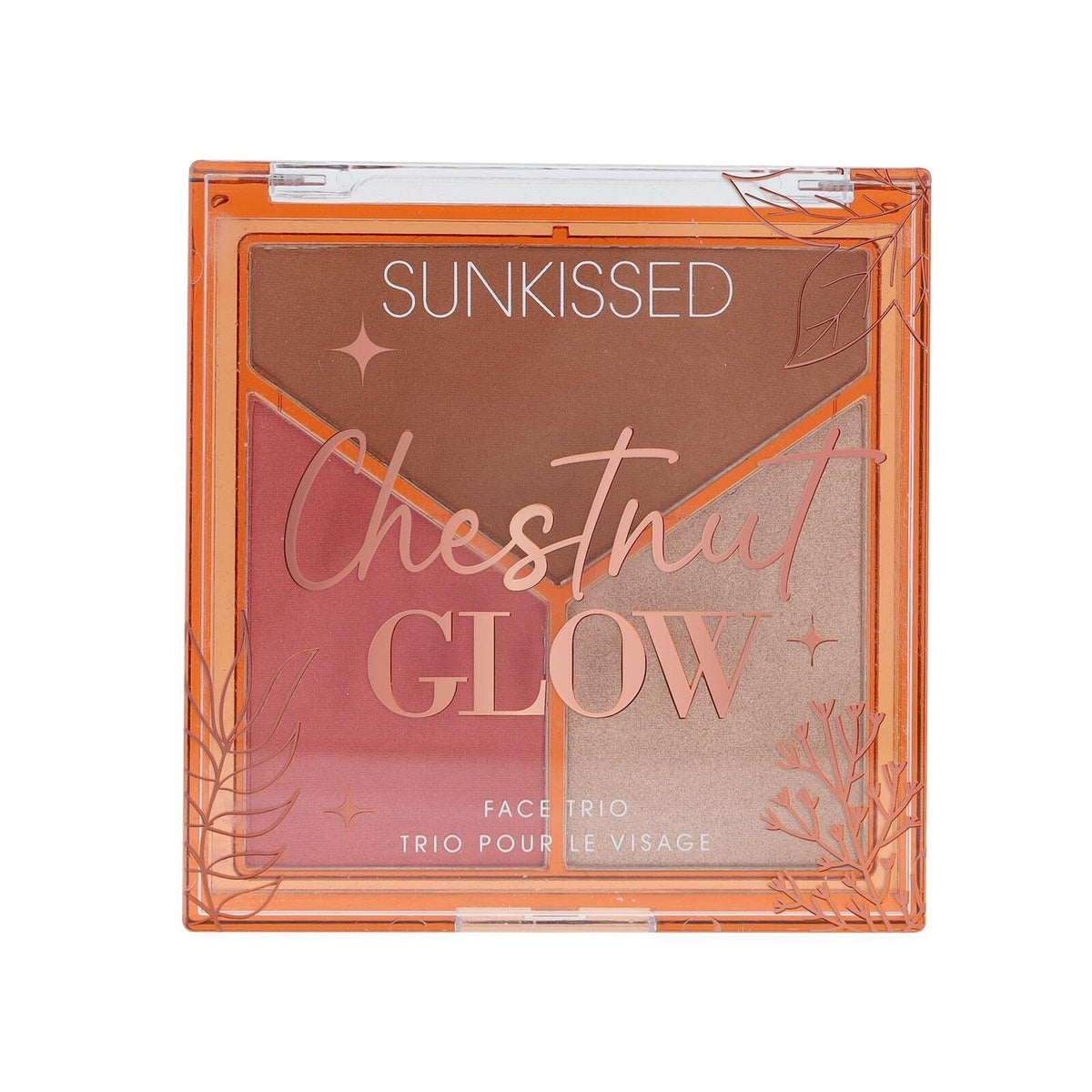Sunkissed Chestnut Glow Face Trio 17.5g - Sense42 Beauty and Health