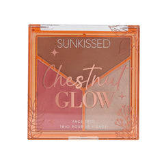 Sunkissed Chestnut Glow Face Trio 17.5g - Sense42 Beauty and Health