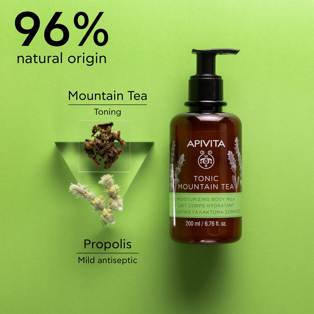 Apivita Tonic Mountain Tea Moisturizing Body Milk - Sense42 Beauty and Health