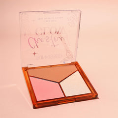 Sunkissed Chestnut Glow Face Trio 17.5g - Sense42 Beauty and Health