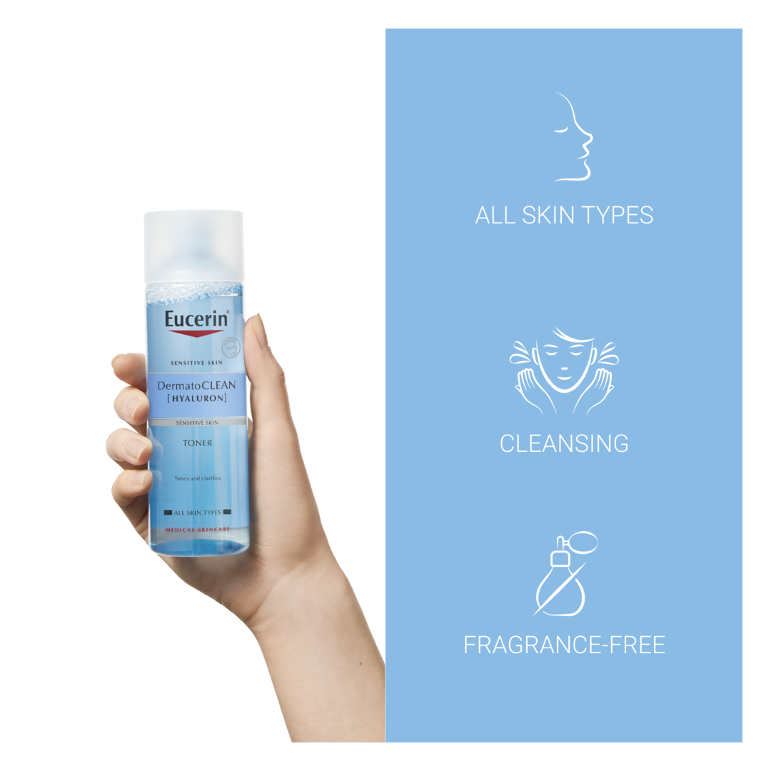 Eucerin DermatoClean Hyaluron Toner - Sense42 Beauty and Health