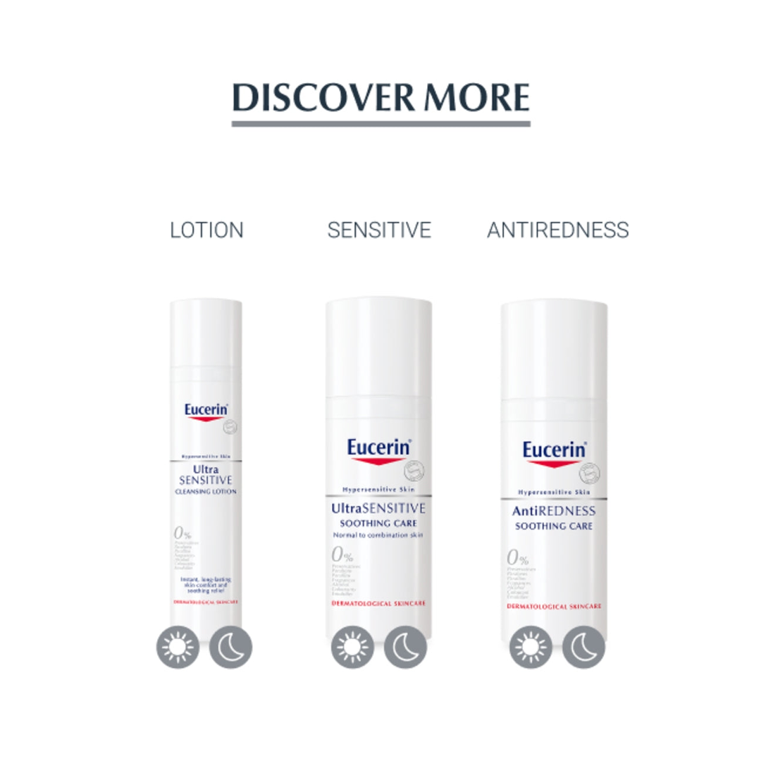Eucerin Ultra Sensitive Soothing Care Dry Skin  50ml - Sense42 Beauty and Health