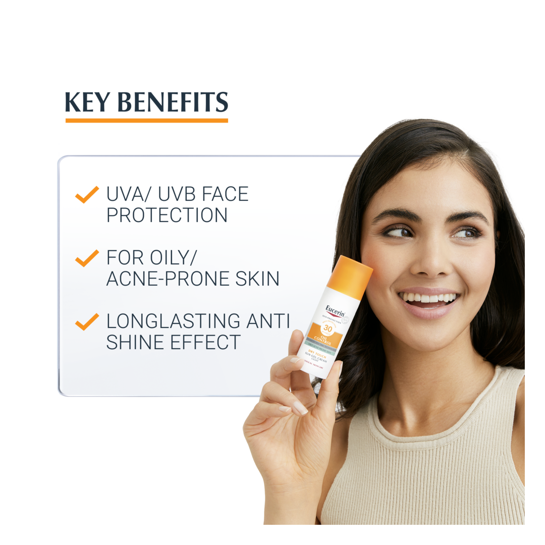 Eucerin Sun Oil Control Gel-Cream SPF50+ 50ml - Sense42 Beauty and Health