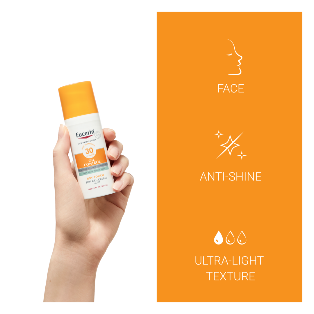 Eucerin Sun Oil Control Gel-Cream SPF50+ 50ml - Sense42 Beauty and Health