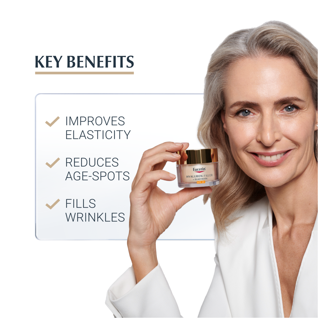 Eucerin Hyaluron-Filler + Elasticity Day SPF30 - Sense42 Beauty and Health