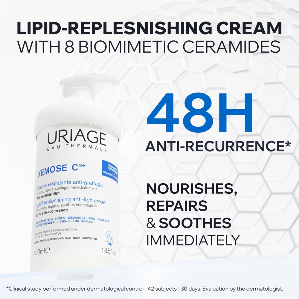 Uriage Xemose C8+ Lipid-Replenishing Anti-Irritation Cream - Sense42 Beauty and Health