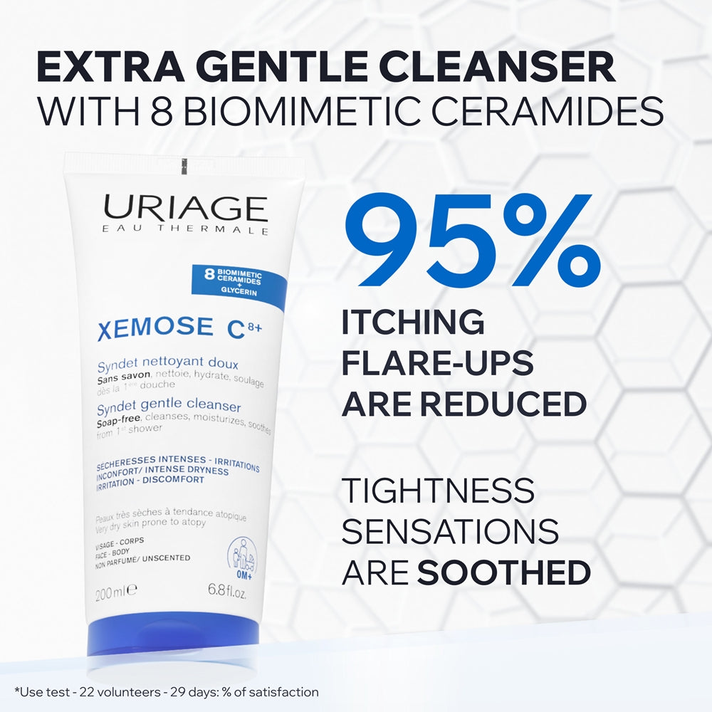 Uriage Xemose C8+ Syndet Gentle Cleanser - Sense42 Beauty and Health