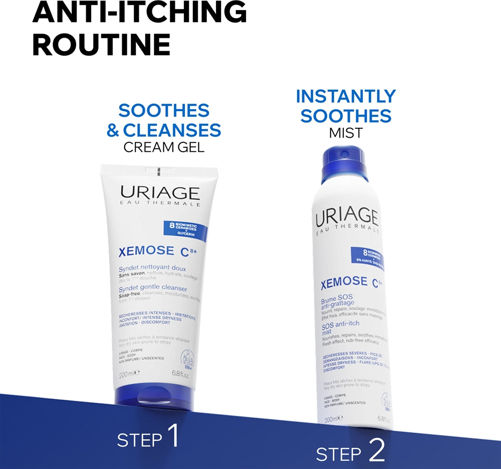 Uriage Xemose C8+ Syndet Gentle Cleanser - Sense42 Beauty and Health