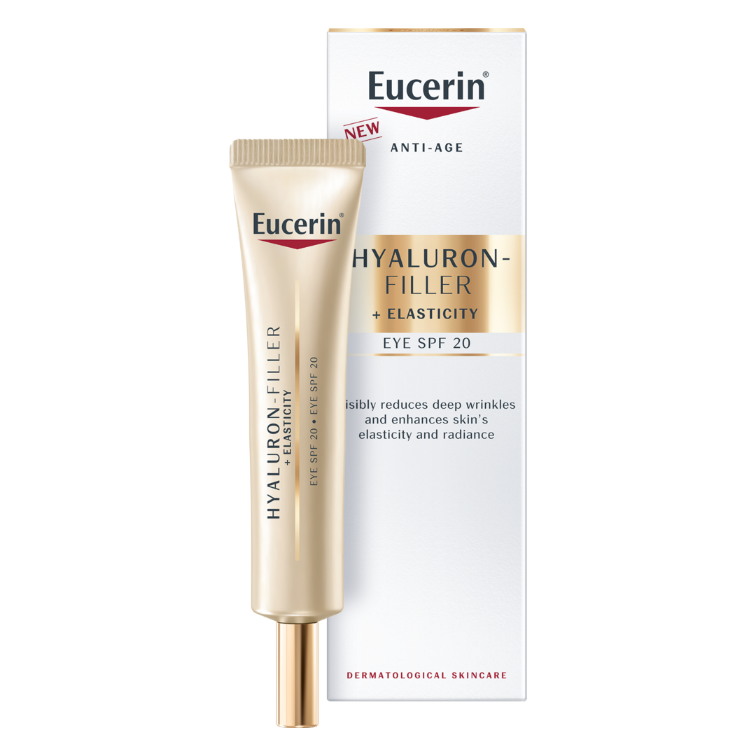 Eucerin Hyaluron-Filler + Elasticity Eye Cream SPF20 - Sense42 Beauty and Health
