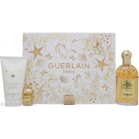 Guerlain Aqua Allegoria Forte Mandarine Basilic Gift Set 125ml EDP + 7.5ml EDP + 75ml Body Lotion