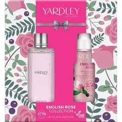 Yardley English Rose Gift Set 50ml EDT + 50ml Body Mist