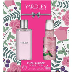 Yardley English Rose Gift Set 50ml EDT + 50ml Body Mist