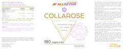 ALLDEYNN Collarose Collagen Capsules - Bovine Collagen Hydrolysate with Hyaluronic Acid, Biotin and VIT C - Anti Aging Skin Treatment - Hair Supplements for Women - 180 Caps
