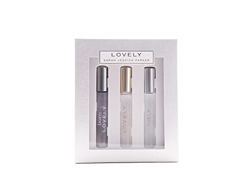 Sarah Jessica Parker Lovely Rollerball Gift Set 0.3oz (10ml) Born Lovely EDP + 0.3oz (10ml) Lovely EDP + 0.3oz (10ml) Lovely Sheer EDP - Sense42 Beauty and Health