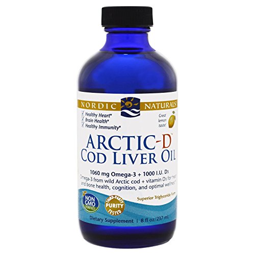 Nordic Naturals Arctic-D Cod Liver Oil, Lemon - 237 ml