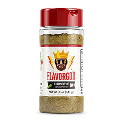 Chipotle Seasoning Mix by Flavor God - Premium All Natural & Healthy Spice Blend for Grilling Chicken, Beef, Seafood, Vegetables, Salad, Tacos, Pizza, & Pasta - Kosher, Gluten-Free