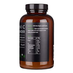 Kiki Health Organic Raw Carob Powder, 185 g
