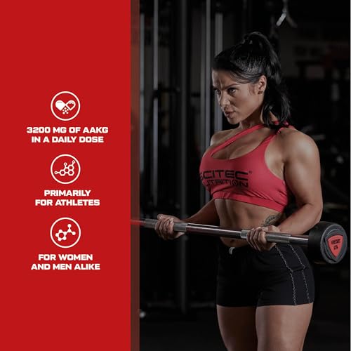 Scitec Nutrition AAKG - Advanced Formula with 3200 mg L-Arginine Alpha-Ketoglutarate - Pre-Workout Capsules for Athletes - 100 Capsules - Sense42 Beauty and Health