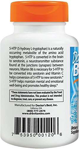 Doctors Best 5HTP Enhanced with Vitamins B6 and C 235