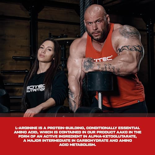 Scitec Nutrition AAKG - Advanced Formula with 3200 mg L-Arginine Alpha-Ketoglutarate - Pre-Workout Capsules for Athletes - 100 Capsules - Sense42 Beauty and Health
