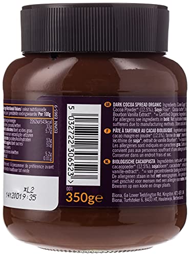 Biona Organic Dark Chocolate Spread, 350g