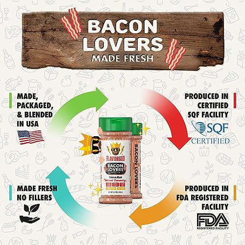 Flavor God Seasoning, 156 g, Bacon Lovers - Sense42 Beauty and Health