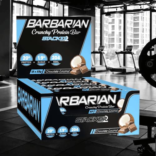 Stacker Barbarian Bar (15x55g) Chocolate Coconut, 15 Bars - Sense42 Beauty and Health
