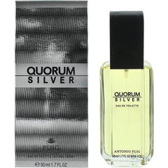 Antonio Puig Quorum Silver Eau de Toilette 50ml Spray