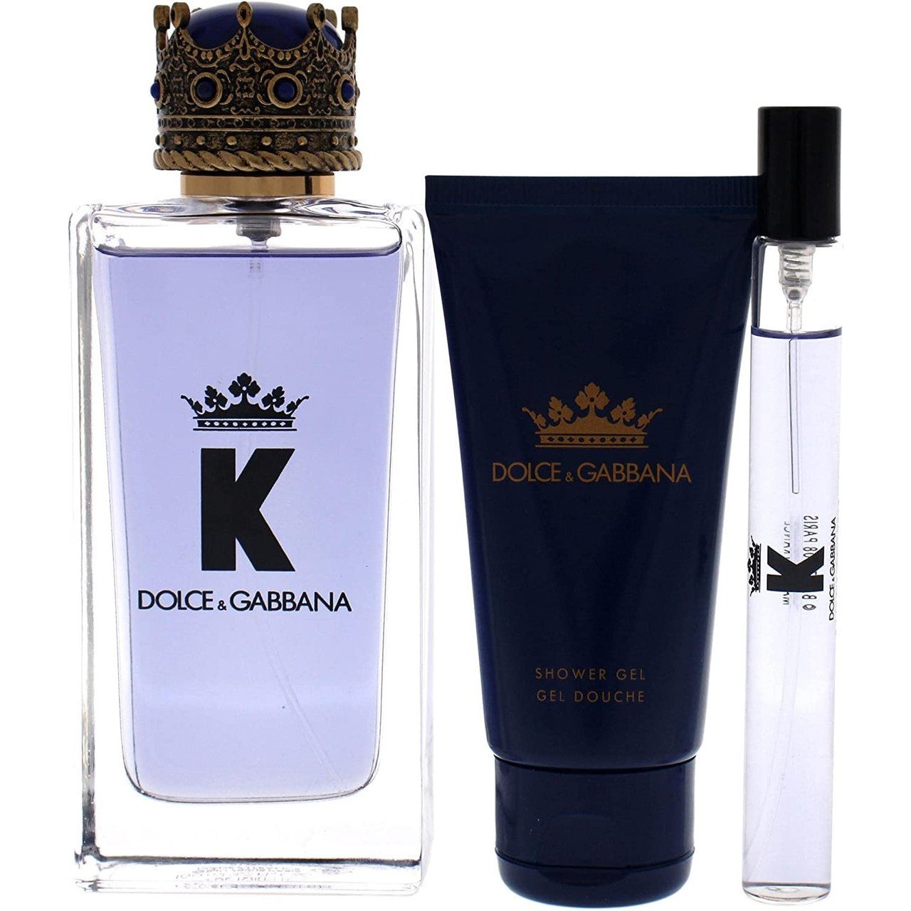 Dolce & Gabbana K Gift Set 100ml EDT + 10ml EDT + 50ml Aftershave Balm