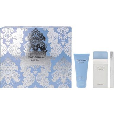 Dolce & Gabbana Light Blue Gift Set 50ml EDT + 50ml Body Cream + 50ml Shower Gel