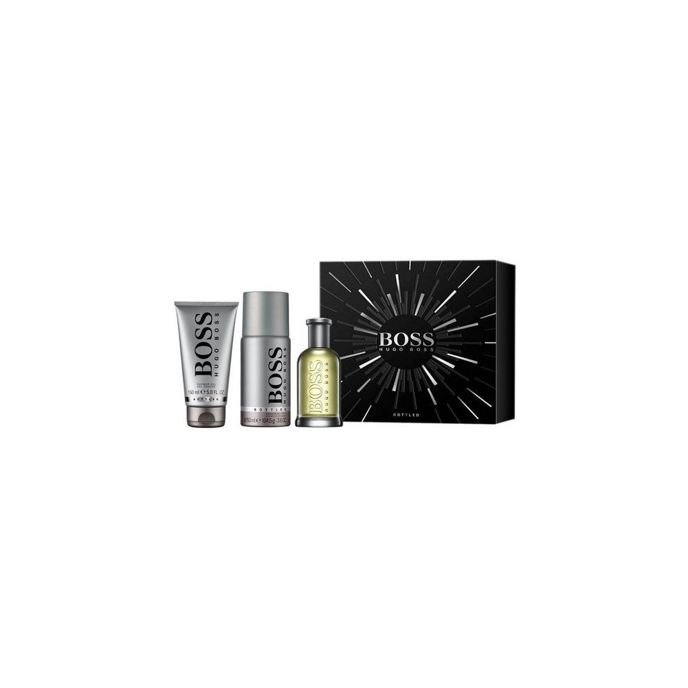 Hugo Boss Boss Bottled Gift Set 100ml EDT + 100ml Shower Gel + 150ml Deodorant Spray