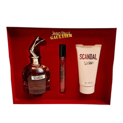 Jean Paul Gaultier Scandal Gift Set 80ml Eau De Parfum + 75ml Body Lotion + 10ml EDP