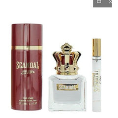 Jean Paul Gaultier Scandal Pour Homme Gift Set 100ml EDT + 150ml Deodorant Spray + 10ml EDT