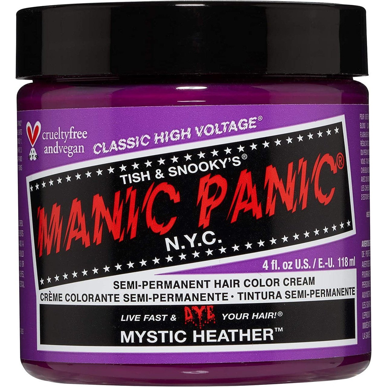 Manic Panic High Voltage Classic Semi-Permanent Hair Colour 118ml Various Colours