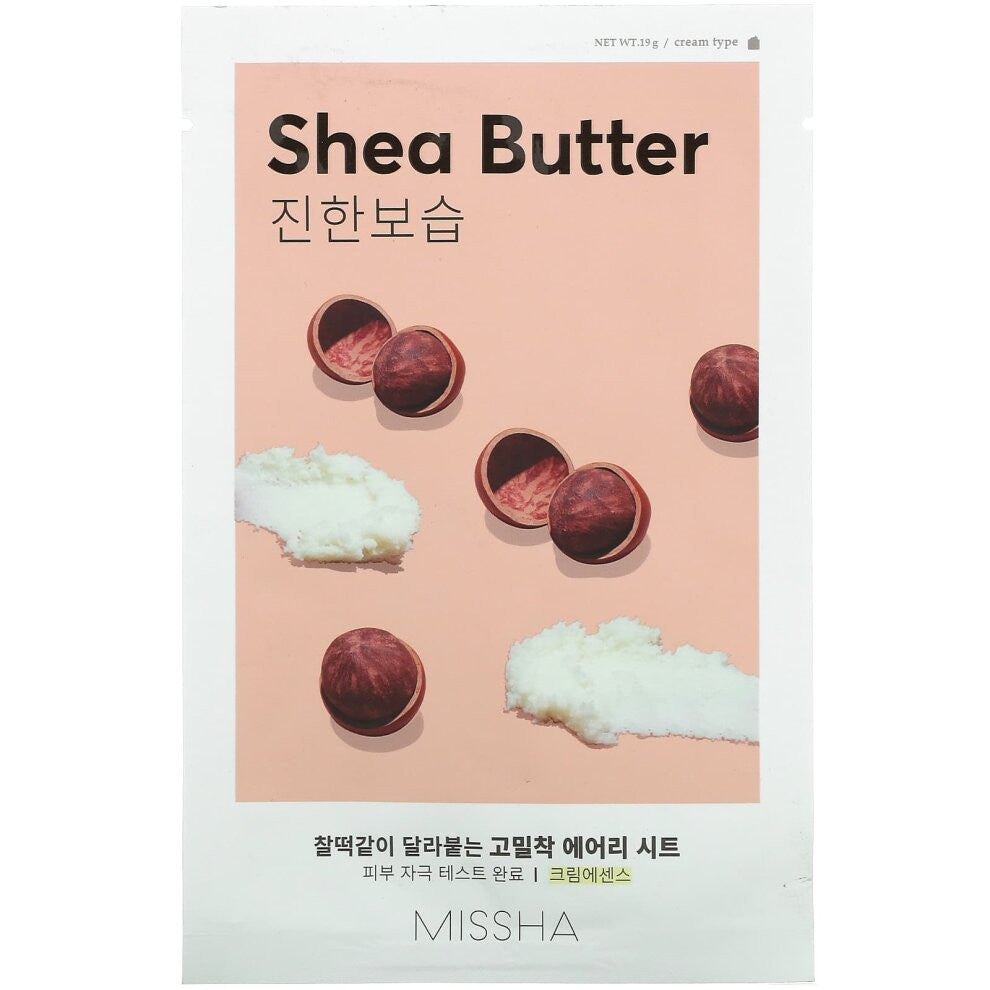 Missha Airy Fit Sheet Mask 19g - Shea Butter
