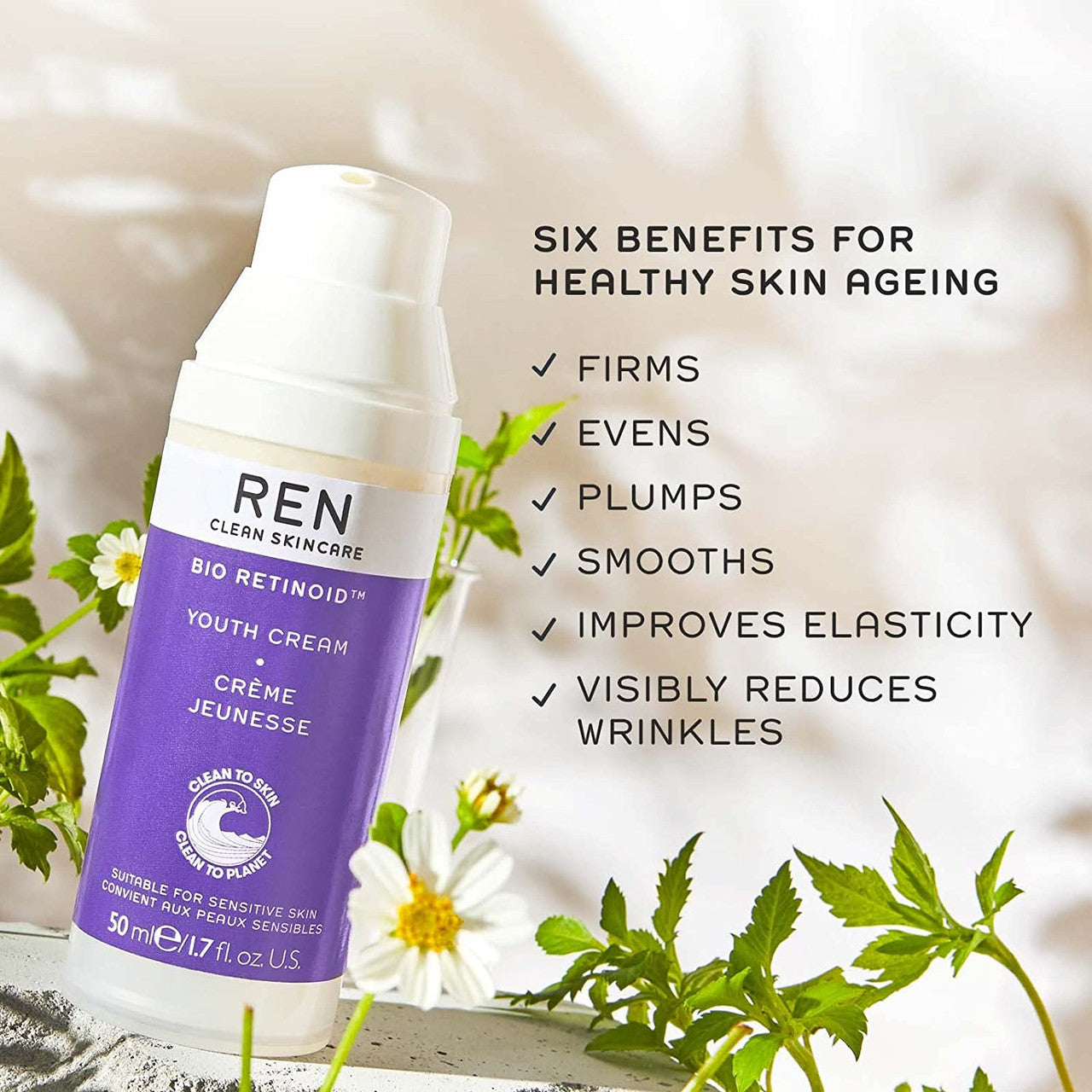 Ren Clean Skincare Bio Retinoid Youth Cream 50ml