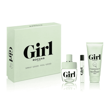 Rochas Girl Gift Set 100ml EDT + 7.5ml EDT + 100ml Body Lotion